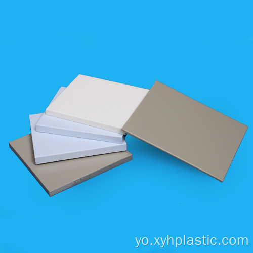 0.5-160mm Sisanra White ABS Sheet fun Furniture